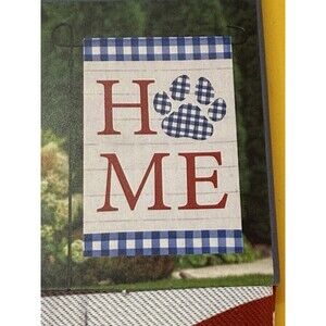 Style Selections patriotic  Paw print House garden Flag Size 12.5"X18"
